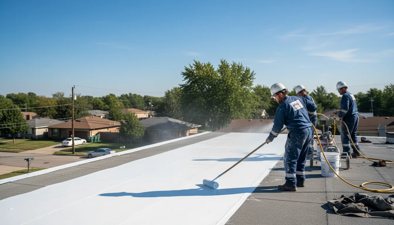 Commercial roof coating in Lake View, NY near me